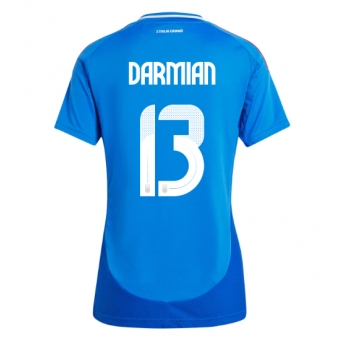 Italia Matteo Darmian #13 Maglia Gara Casa Repliche Europei 2024 Donna